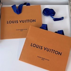 Louis Vuitton Gift Bags and Ribbon bundle
